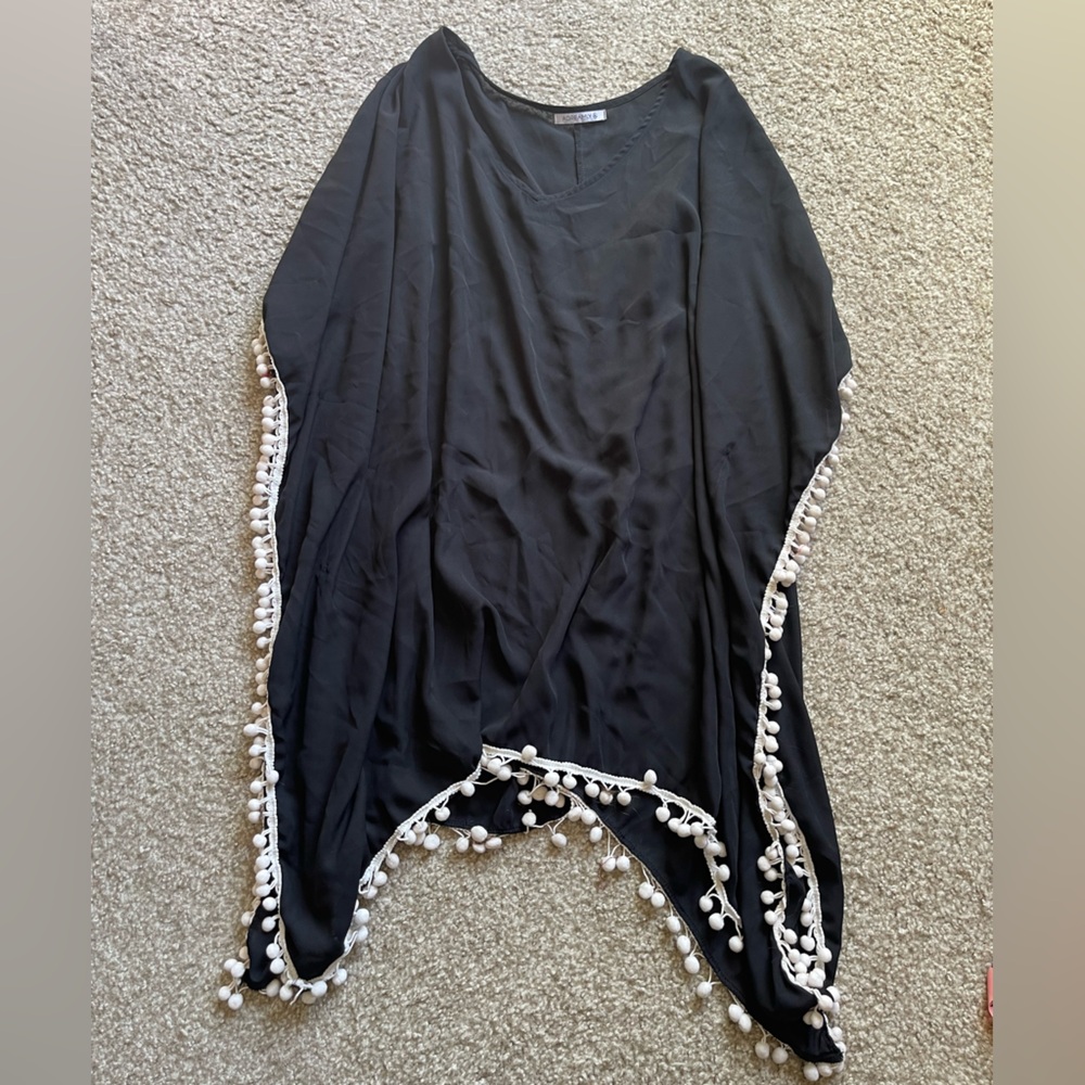 Black Beach Cover Up